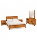 Toffee Bedroom Suite – 4 Piece Set with Dresser in Oak Finish